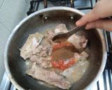 A picture of step 3 of Beef Masala.