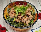 Hình bước làm 3 của món Bò xào rau muống