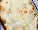 Foto del paso 5 de la receta: COLIFLOR CON ACEITUNAS Y SALSA BLANCA GRATINADO🤩😋🤗👏