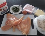 Foto del paso 3 de la receta: Pechuga de Pollo rellena con Jamón, Queso y Chimichurri a lo Carmelita