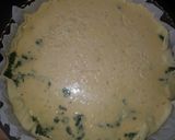 Une image de l'étape 3 de Tarte chèvre épinards menthe.