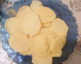 Foto del paso 1 de la receta Bacalao con patatas y champiñones
