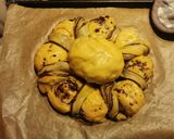Une image de l'étape 17 de 🍞 Brioche au chocolat en fleurs !! 🍫.