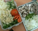 Foto langkah ke 1 dari resep Capcay jamur kancing.