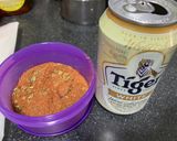 A picture of step 2 of Beer Can Roasted Chicken.