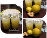 A picture of step 5 of Orange ginger drink🍋🍊.