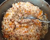 A picture of step 4 of Tuna Rice 20/10 🔝🔥.