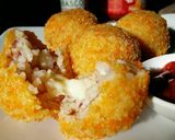 Foto langkah ke 5 dari resep Arancini (Italian Rice Ball) (#postingrame2_nasi).