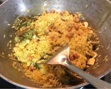 A picture of step 4 of Lunch: Basanti Pulao with Chicken Kosha/Bhuna Chicken.