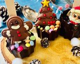 Une image de l'étape 4 de Sucette chocolat Noël.