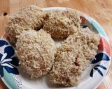 A picture of step 3 of Chicken Cordon Bleu.