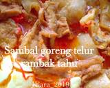 Cara Membuat Sambal goreng telur rambak tahu 4