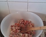 Foto del paso 4 de la receta: Tarta de cebollas y queso con panceta