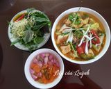 Hình bước làm 6 của món Bún riêu, chả cá