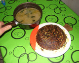 Foto del paso 11 de la receta: Tortilla de espinaca rellena con quesos acompañada de una sopa montañesa y pan casero