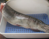 Foto del paso 1 de la receta: Trucha rellena de cabeza de jabalí