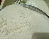 A picture of step 4 of Badam Rabdi cake.