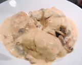 A picture of step 4 of Creamy Mushroom-stuffed Chicken.
