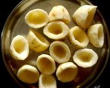 A picture of step 1 of Lucknowi Bharwa Aloo.