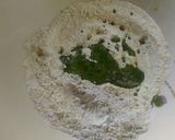 A picture of step 2 of Hariyali Green Moong Flour Rotla.