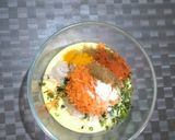 A picture of step 2 of Moong dal toast.