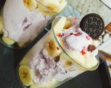 A picture of step 5 of 5 minutes blueberry and banana dessert.