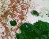 A picture of step 2 of Palak puri.