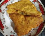 A picture of step 2 of Bread pakoda.