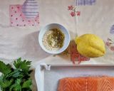 Foto del passaggio 2 della ricetta Filetto di salmone al forno con panatura