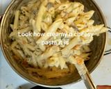 A picture of step 7 of Cheesy Béchamel Sauce Penne Pasta.