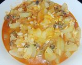 Foto langkah ke 4 dari resep Tumis Pedas Labu Air Rencah Kerang (Tumis Pedas Labu Manis Rencah Kerang).
