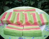 Foto langkah ke 7 dari resep Bolu Kukus Lapis Tepung Ketan.