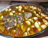 Pas rețetă Coadă de vită cu legume la cuptor (tocană) 4 fotografie
