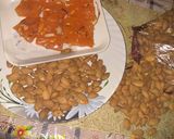A picture of step 1 of Bombay Karachi Halwa.
