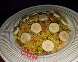 A picture of step 2 of Arabian Rice.