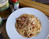 Foto langkah ke 5 dari resep Spagetti Aglio e Olio with Sausages.