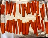 A picture of step 3 of Honey Butter Roasted Carrots.
