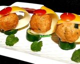 A picture of step 3 of Rice balls.
