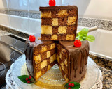 Foto del paso 28 de la receta: Tarta “ajedrez” con almíbar de chocolate y ganaché
