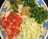 A picture of step 1 of No onion Sooji Upma.