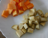 Foto del paso 2 de la receta: Arroz con calabaza, berenjena y queso