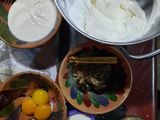 Mousse de piloncillo with glaseado espejo