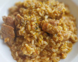 Foto del paso 11 de la receta: Arroz meloso mar y montaña de costillas y sofrito de sepia