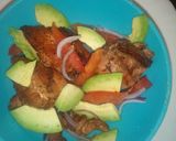A picture of step 6 of Lazy chicken breast salad.