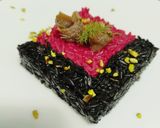 Foto del passaggio 5 della ricetta Bis di risotti al nero e alla barbabietola
