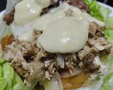Foto del paso 13 de la receta: Wrap de carne🥩, pollo🍗, cebollas🧅y manzanas🍎 caramelizadas en salsa miel🍯mostaza🌯🥙🥬
