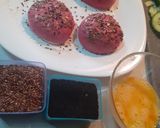 A picture of step 5 of Beetroot buns.