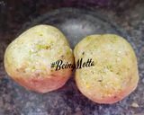A picture of step 3 of Badam-Pista Puri.