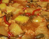 Foto del paso 7 de la receta: Patatas con bacalao con pimientos