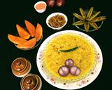 A picture of step 6 of Masoor Dal Khichdi.